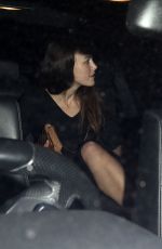 KEIRA KNIGHTLEY Leaves 34 Restaurant in London 09/26/2016