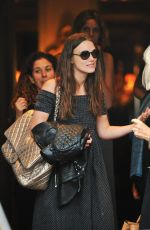 KEIRA KNIGHTLEY Leaves Venice 09/16/2016