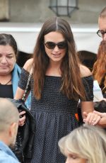 KEIRA KNIGHTLEY Leaves Venice 09/16/2016