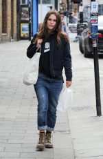 KEIRA KNIGHTLEY Out and About in London 09/28/2016