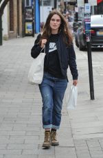 KEIRA KNIGHTLEY Out and About in London 09/28/2016