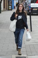 KEIRA KNIGHTLEY Out and About in London 09/28/2016