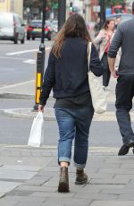 KEIRA KNIGHTLEY Out and About in London 09/28/2016