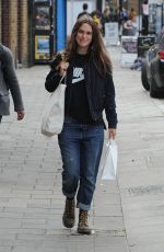 KEIRA KNIGHTLEY Out and About in London 09/28/2016