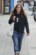 KEIRA KNIGHTLEY Out and About in London 09/28/2016