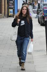 KEIRA KNIGHTLEY Out and About in London 09/28/2016