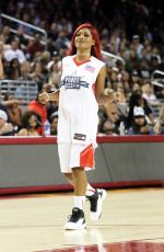 KEKE PALMER at Power 106 Basketball Game in Los Angeles 09/11/2016