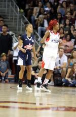 KEKE PALMER at Power 106 Basketball Game in Los Angeles 09/11/2016
