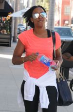 KELLY ROWLAND Leaves a Salon in Beverly Hills 09/01/2016
