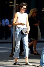 KENDALL JENNER Leaves a Fitting in New York 09/13/2016