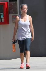 KENDRA WILKINSON in Leggings Leaves a Gym in Los Angeles 09/02/2016