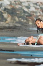 KENNEDY SUMMER and KHLOE TERAE in Bikinis at a 138 Water Photoshoot in Malibu 09/20/2016