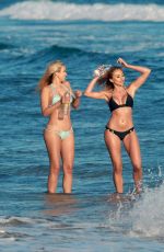 KENNEDY SUMMER and KHLOE TERAE in Bikinis at a 138 Water Photoshoot in Malibu 09/20/2016