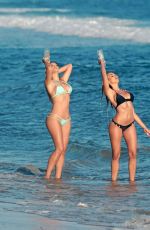 KENNEDY SUMMER and KHLOE TERAE in Bikinis at a 138 Water Photoshoot in Malibu 09/20/2016