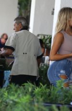 KHLOE KARDASHIAN Out for Lunch in Miami 09/17/2016