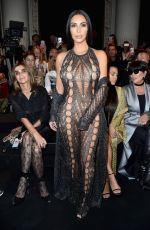 KIM and KOURTNEY KARDASHIAN at Balmain Fashion Show at Paris Fashion Week 09/29/2016