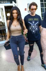 KIM and KOURTNEY KARDASHIAN Out and About in Miami 09/16/2016