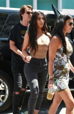 KIM and KOURTNEY KARDASHIAN Out and About in Miami 09/16/2016