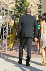 KIM KARDASHIAN and Kanye West at Wedding of Their Friends in Simi Valley 09/23/2016