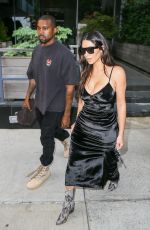 KIM KARDASHIAN and Kanye West Out in New York 09/14/2016