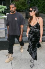 KIM KARDASHIAN and Kanye West Out in New York 09/14/2016