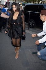 KIM KARDASHIAN Gets Kissed by Vitalii Sediuk in Paris 09/28/2016