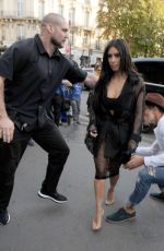 KIM KARDASHIAN Gets Kissed by Vitalii Sediuk in Paris 09/28/2016