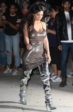 KIM KARDASHIAN in Sheer Dress Leaves Her Hotel in New York 09/06/2016