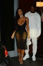 KIM KARDASHIAN Leaves Her Hotel in Miami 09/17/2016