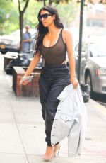 KIM KARDASHIAN Out and About in New York 09/09/2016