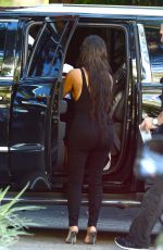 KIM KARDASHIAN Out for Lunch in Miami 09/18/2016