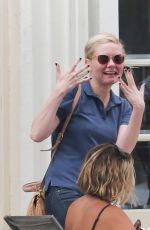 KIRSTEN DUNST and Beau Jesse Plemons Out in Los Angeles 09/19/2016