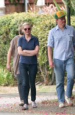 KIRSTEN DUNST and Beau Jesse Plemons Out in Los Angeles 09/19/2016