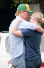 KIRSTEN DUNST and Beau Jesse Plemons Out in Los Angeles 09/19/2016