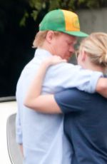 KIRSTEN DUNST and Beau Jesse Plemons Out in Los Angeles 09/19/2016