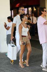 KOURTNEY and KHLOE KARDASHIAN Shoppig in Bal Harbour in Miami 09/14/2016