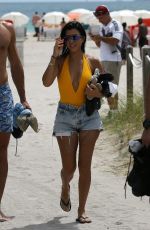 KOURTNEY KARDASHIAN at a Beach in Miami 09/14/2016