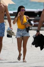KOURTNEY KARDASHIAN at a Beach in Miami 09/14/2016