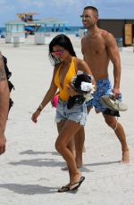 KOURTNEY KARDASHIAN at a Beach in Miami 09/14/2016