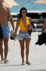 KOURTNEY KARDASHIAN at a Beach in Miami 09/14/2016