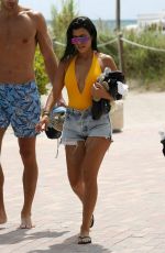 KOURTNEY KARDASHIAN at a Beach in Miami 09/14/2016
