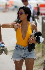 KOURTNEY KARDASHIAN at a Beach in Miami 09/14/2016