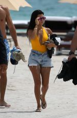 KOURTNEY KARDASHIAN at a Beach in Miami 09/14/2016