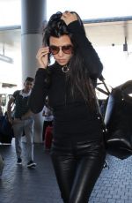 KOURTNEY KARDASHIAN at LAX Airport in Los Angeles 09/28/2016