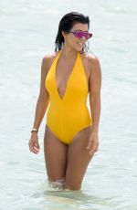 KOURTNEY KARDASHIAN in Swimsuit at a Beach in Miami 09/14/2016