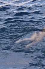 KOURTNEY KARDASHIAN in Swimsuit at a Boat in Capri 09/04/2016