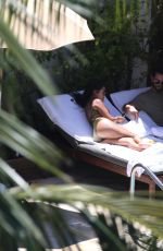 KOURTNEY KARDASHIAN in Swimsuit at a Pool in Miami 09/15/2016