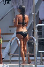 KOURTNEY KARDASHIAN in Swimsuit at a Yacht in France 09/08/2016