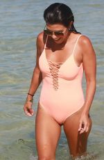 KOURTNEY KARDASHIAN in Swimsuit oat a Beach in Miami 09/17/2016
