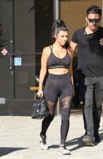 KOURTNEY KARDASHIAN in Tights Out in Calabasas 09/26/2016